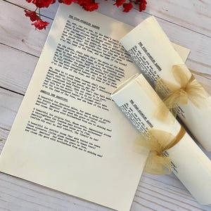 Star Spangled Banner ~ Vintage Paper with Old Time Typewriter Font ~ Originally Typed in the 1970s on Vintage Paper ~ 10-12 Sheets~Ephemera
