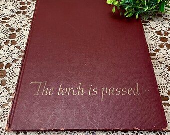 The Torch is Passed ~ John F. Kennedy ~ Jackie Kennedy ~ Vintage Hardcover Book ~ 1963 ~ Kennedy Assassination ~ Associated  Press ~ JFK