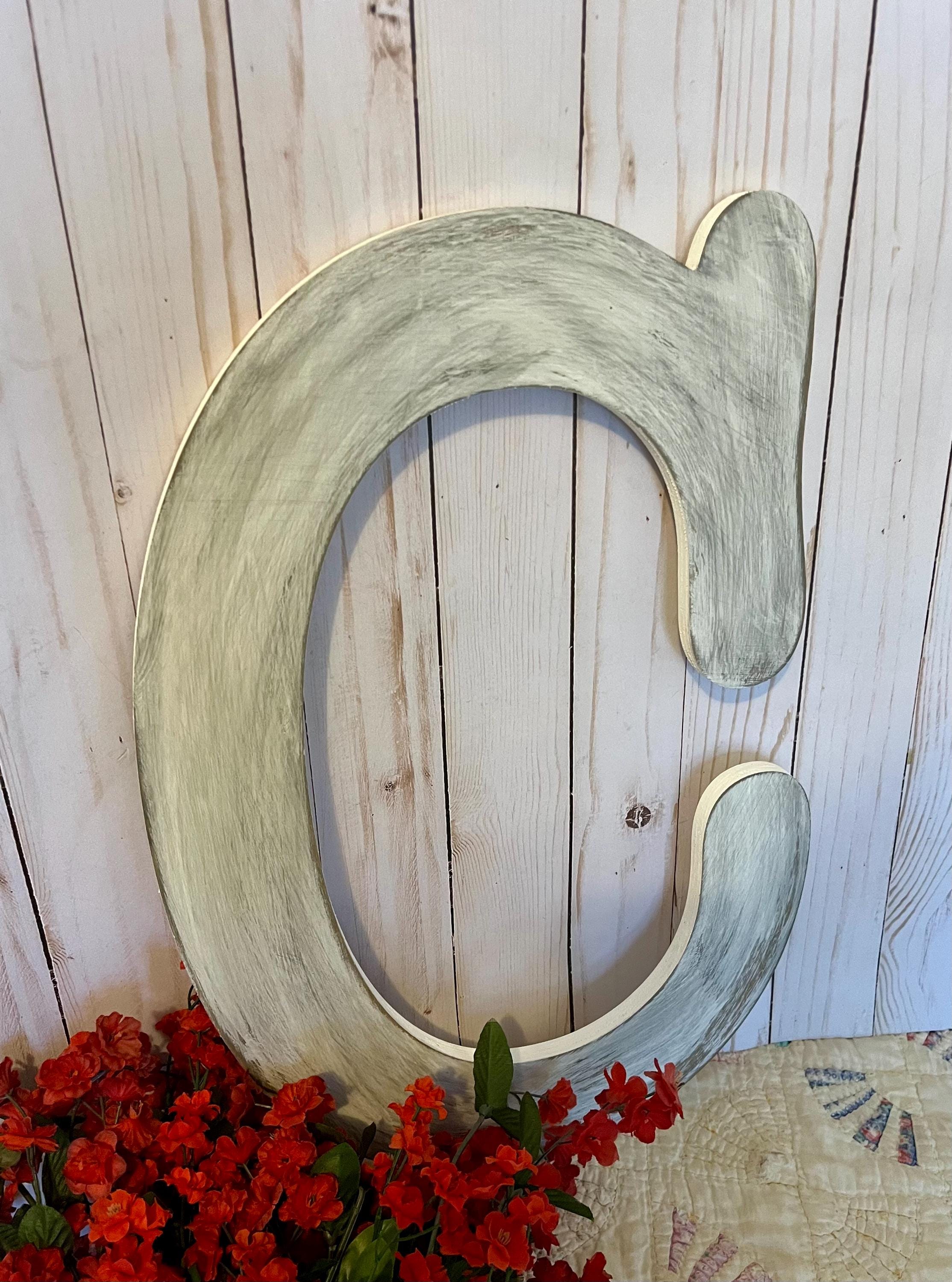 18 Inch Letter C in Soft White ~ 18 Inch Letter ~ Cottage Chic and ...