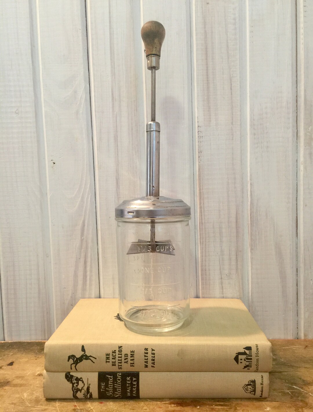 Vintage Food Chopper Vintage Nut Chopper Kitchen Gadget Glass Food