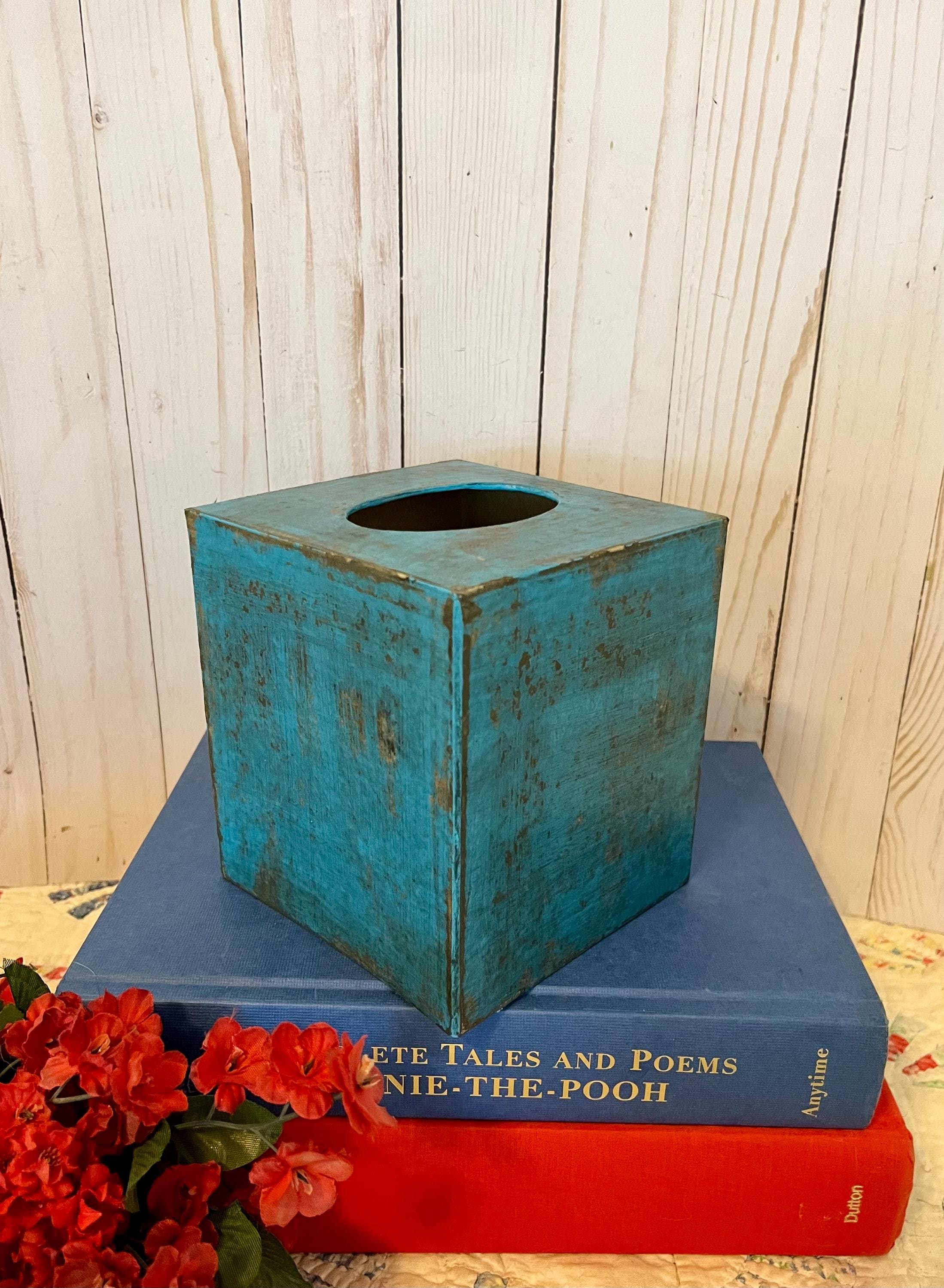 Five - Boîte à Mouchoirs En Bois Jaune Moutarde Élégante Et Pratique