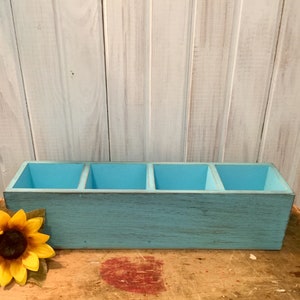 Wooden Office Desk Organizer ~ Utensil Organizer ~ Brush Holder ~ Makeup Organizer ~ Pocket Shelves ~ Compartment Shelves ~ Distressed Wood