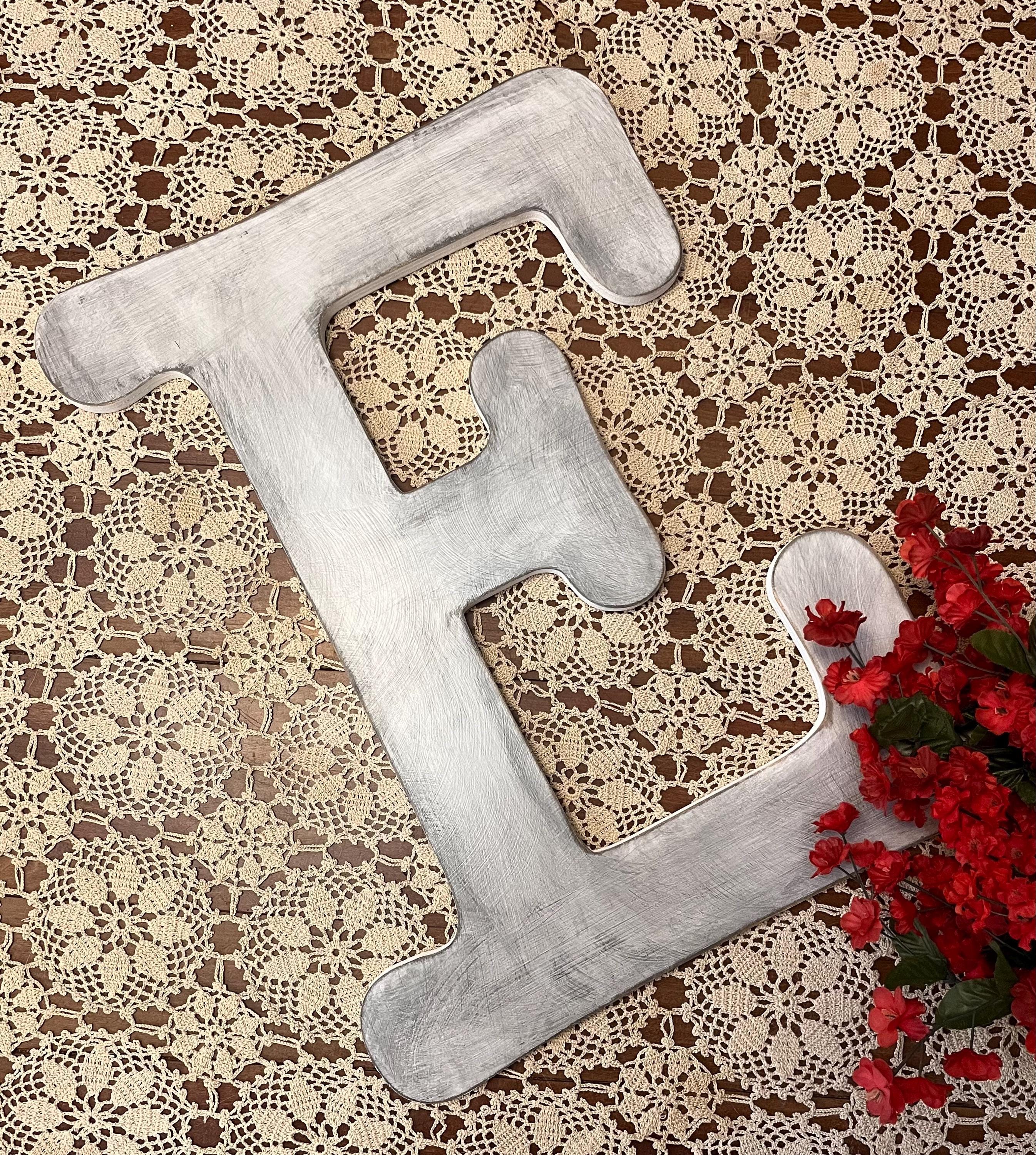 18 Inch Letter E in Soft White ~ 18 Inch Letter ~ Typewriter Font ...