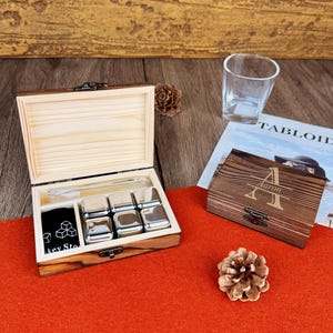 Personalized Whiskey Stone Set, Custom Whiskey Stone, Groomsmen Gifts, Engraved Whiskey Stone, Groomsmen Whiskey Stone Set