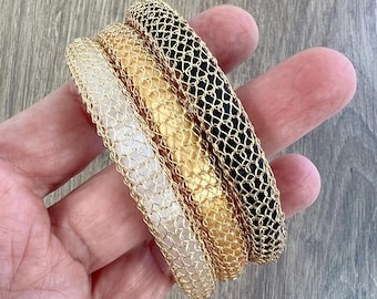 Jewelry making Bracelet blanks, Blank bracelets for wire crochet jewelry DIY, Bangles for woman, DIY blanks SLIM