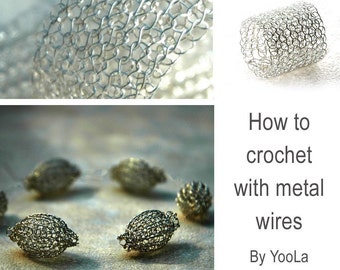3 jewelry crochet pattern, Ring pattern , cuff pattern , beads pattern , instant download PDF patterns, unique jewelry tutorials