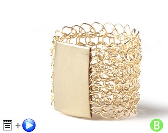 MINI Crochet Pattern, Wire Crochet Ring, Wire Crochet Pattern, Crochet PDF pattern, Stamp Ring Pattern, Unique crochet DIY Ring Pattern