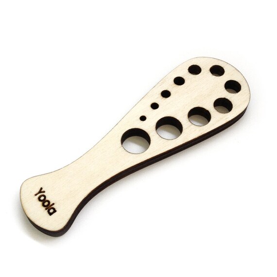 A Wood Draw Plate Wooden Drawing Jewelry Making Tool Image 0