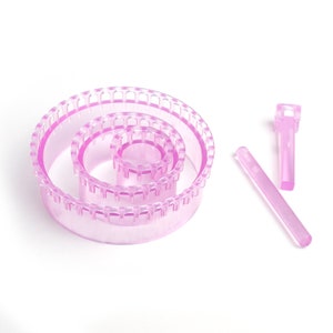 Jewelry Loom,bead loom,Wire crochet,ISK invisible spool knitting loom,beading loom,Wire crochet looms,Wire mesh loom,Wire knitter Pink