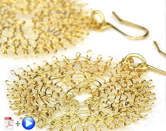 modello in italiano Fiori tutorial, jewelry making tutorials, crochet flower pattern