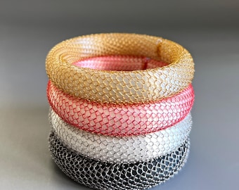 Jewelry making Bracelet blanks, Blank bracelets for wire crochet jewelry DIY, Bangles for woman, DIY blanks CHUNKY
