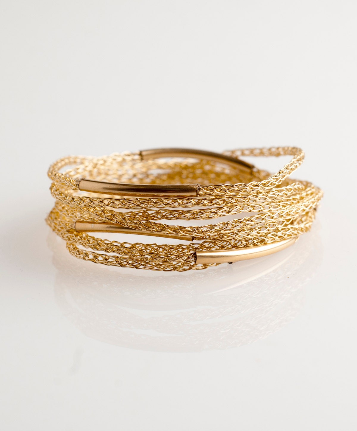 Gold wrap on sale around bracelet