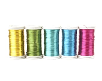 Craft Wire - 28 Gauge wire - 65 feet spool - Non tarnish jewelry wire - Crochet wire