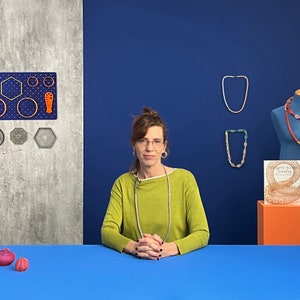 Kit de crochet pour le cours Domestika de Yoola, bijoux en fil de fer, plaque de serrage, crochet, lot de 5 pièces ISK image 4