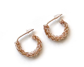 Huggie Earrings - Huggie Hoop Earrings - Gold Huggie Earrings - Huggie hoops in Gold, Sterling Silver, Rose Gold - Gift for Mom