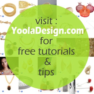 Bracelet tutorial, YoolaCuff Pattern, PDF and VIdeo, how to wire crochet a bracelet image 9