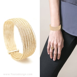 Cuff Bracelet, Minimalist Bracelet, Gold Cuff Bracelet, Gold Bangle Bracelet, Simple Gold Bracelet