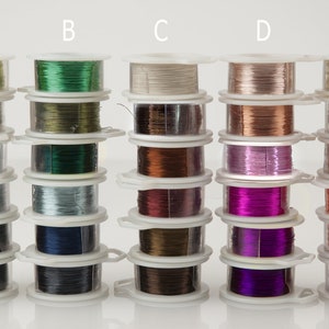 Craft Wire - Pick Your Color - Wire Crochet Supply - 28 Gauge wire - Extra long wire 120 feet - Non tarnish jewelry wire - Holiday DIY