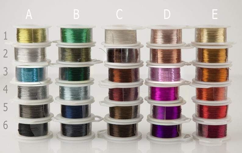 Craft Wire - Pick Your Color - Wire Crochet Supply - 28 Gauge wire - Extra long wire 120 feet - Non tarnish jewelry wire - Holiday DIY
