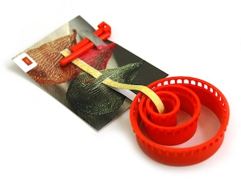 Ferramenta de crochê com carretel invisível ISK, conjunto de ferramentas para iniciantes em tricô, tear de arame para crochê, kit de suprimentos para padrões Yoola