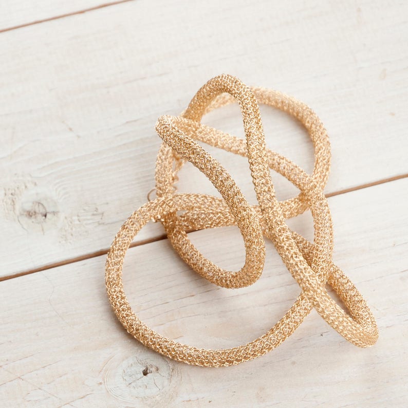 crochet wire jewelry image 6