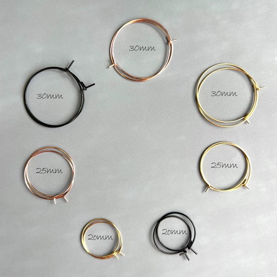 Jewelry Making Supplies DIY Hoop Earrings Wire Hoops for Crafts