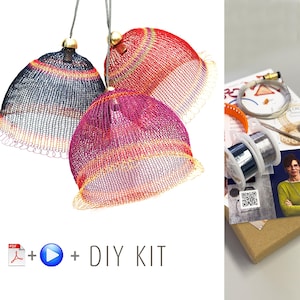 Pendant Light Kit, DIY Pendant light kits, Wire Crochet kit,  Home decor Ideas, Craft Kit, Home Gifts Kit, Housewarming gift, DIY Projects