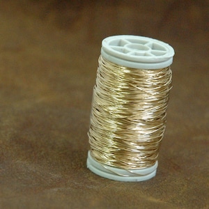 gold filled wire, crochet supplies, jewelry making wire, wire spools, wire crochet, wire knitting