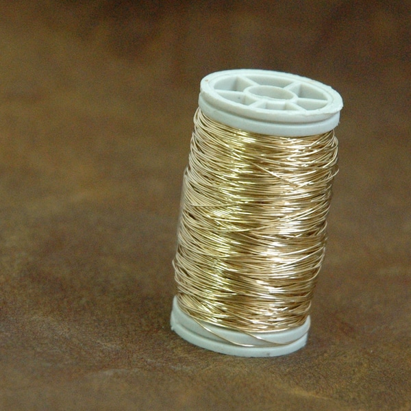 Handcrafted Gold Filled Wire - Dead Soft 28g - Crochet Supplies - 20g - Jewelry Making Wire