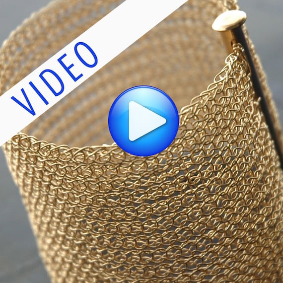 Bracelet tutorial, YoolaCuff Pattern, PDF and VIdeo, how to wire crochet a bracelet