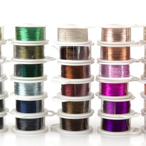 Craft Wire-  28 Gauge wire- Wire Crochet wire- Pick Your Color- Extra long wire 120 feet- Non tarnish jewelry wire- Summer DIY