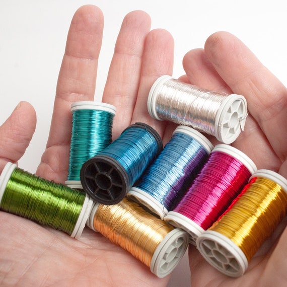 Craft Wire 28 Gauge Wire 65 Feet Spool Non Tarnish Etsy