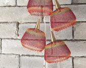 Wire crochet pendant light - Handmade Lighting