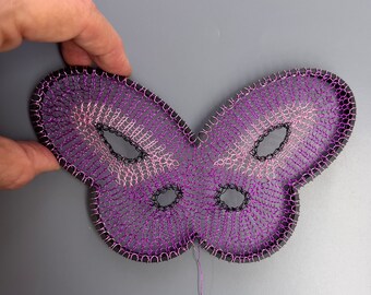 Métier à tisser au crochet en fil de fer papillon pour la décoration intérieure