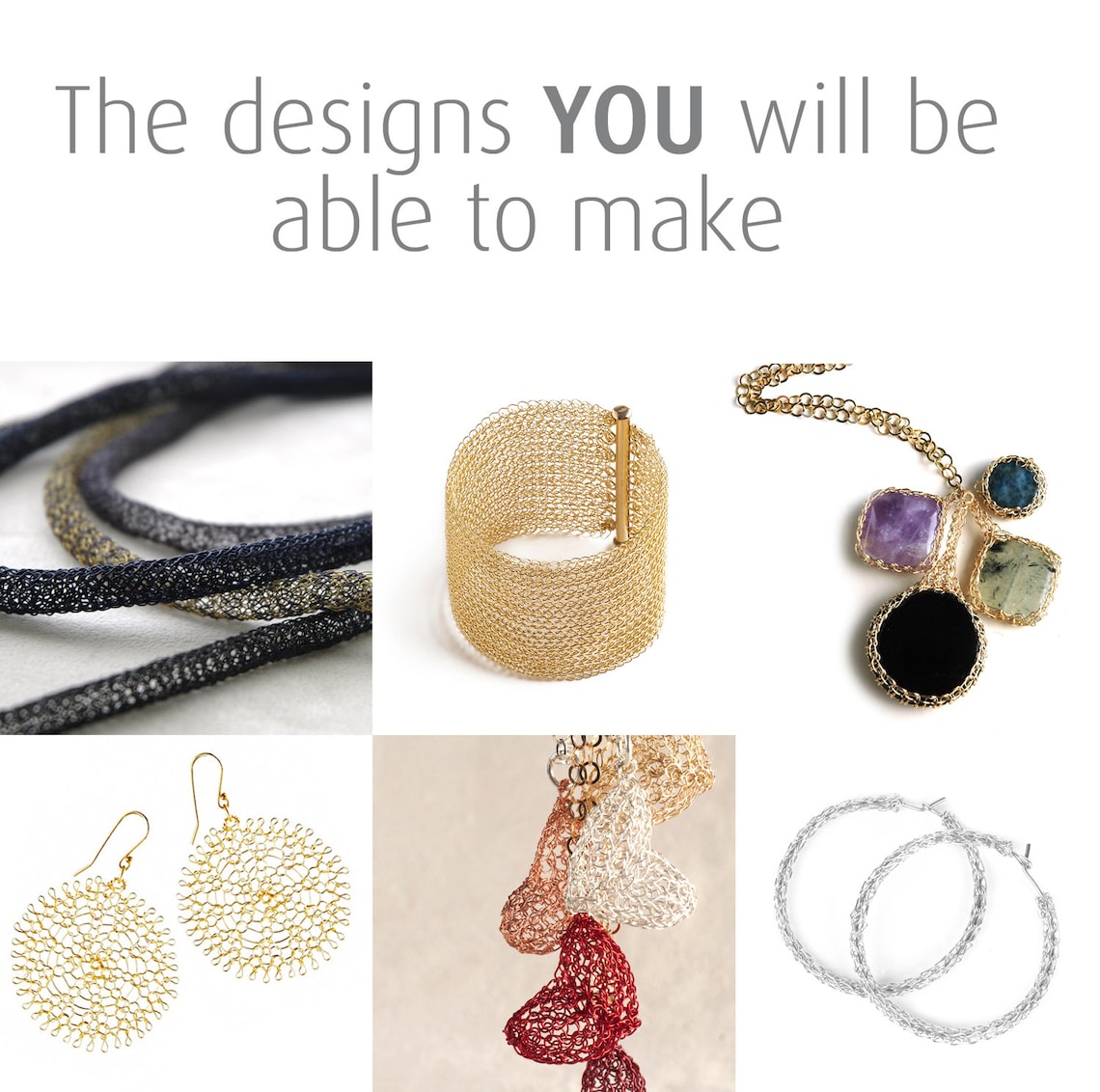 DIY Jewelry Kit with Rhinestone Breads
