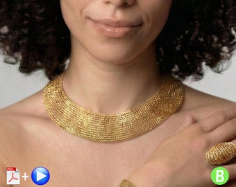 Necklace Tutorial - Cleopatra