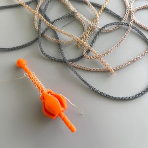 Wire I Cord Knitter Tool for Wire Crochet Jewelry Handheld Cord Maker 28 Gauge Wire DIY Wire Jewelry Knitted Wire Letters Wire Art Projects