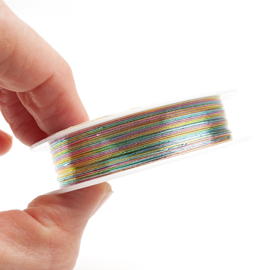 Rainbow Wire, Multicolor Wire 0.3mm 28 Gauge - Etsy