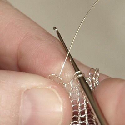 Crochet metal shop wire jewelry
