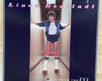 Linda Ronstadt LP "Living in the USA" - Asylum Records 6E-155 - PROMO