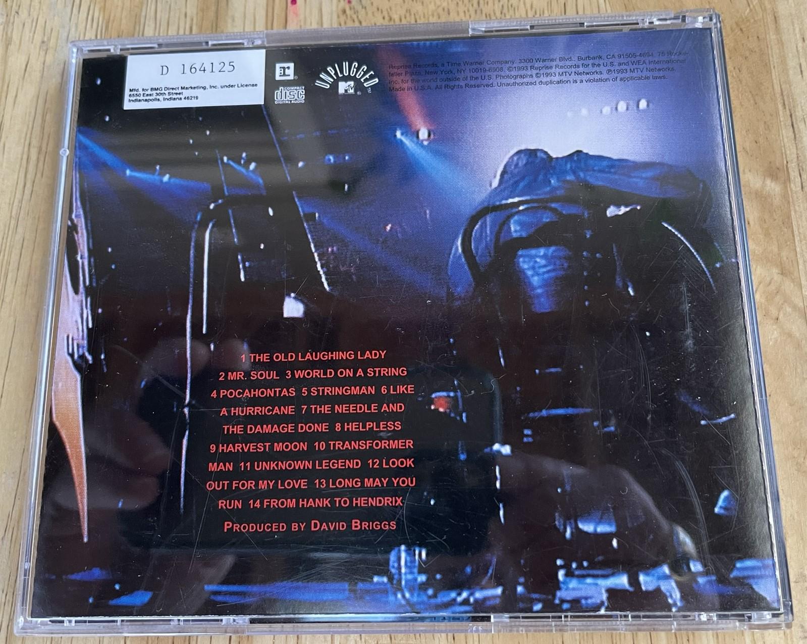 ニール・ヤング「アンプラグド」オーディオ CD - リプライズ (BMG 