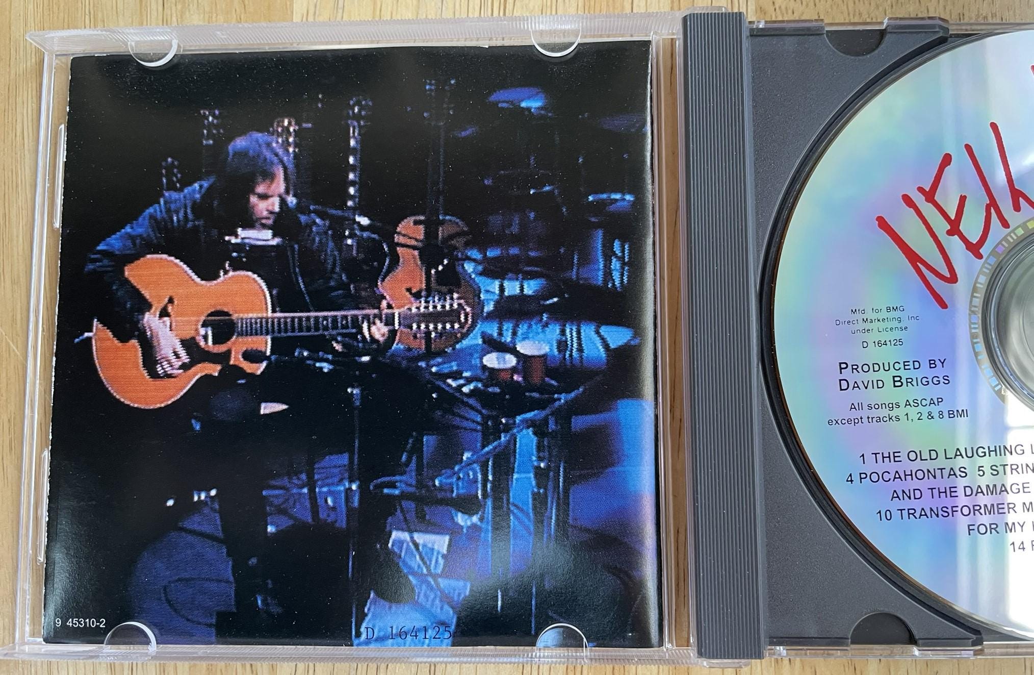 ニール・ヤング「アンプラグド」オーディオ CD - リプライズ (BMG 
