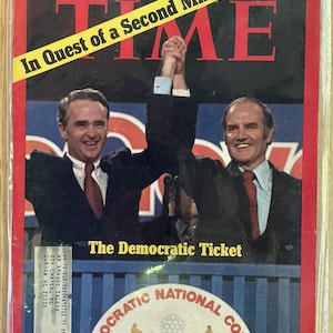 Time Magazine - July 24, 1972  George McGovern & Thomas Eagleton Cover - in a Magazine Bag