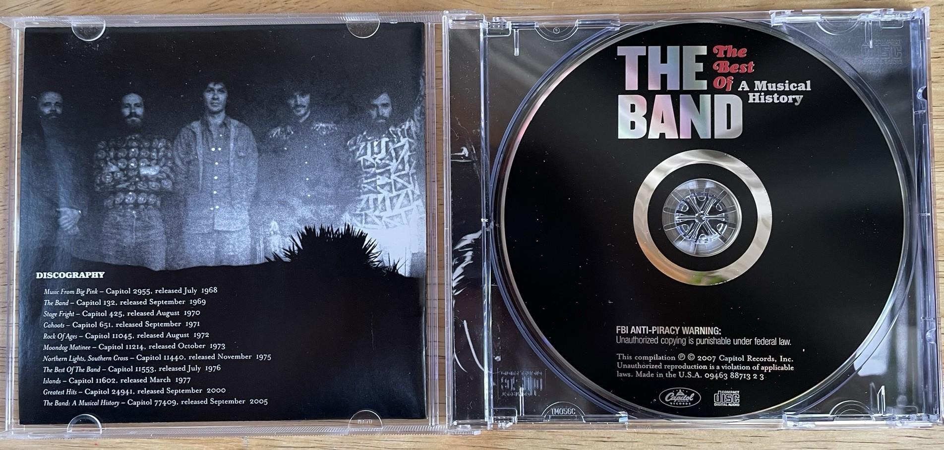 The Band - the Best of a Musical History - 2007 Capitol