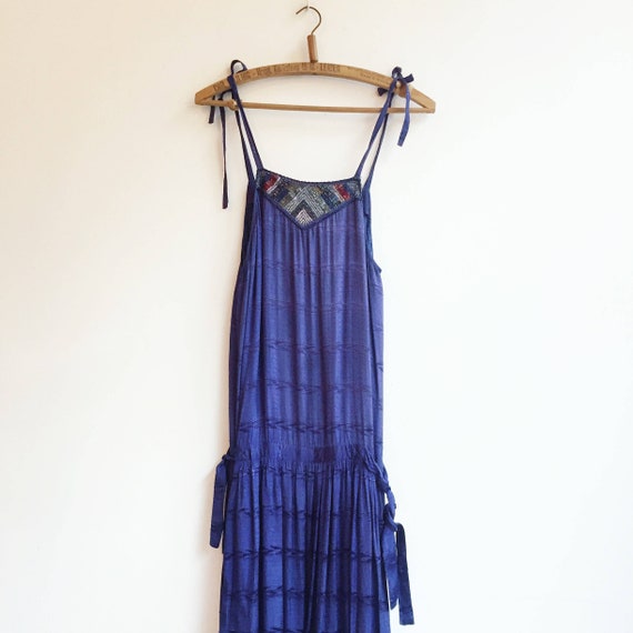 Vintage 70s Rene Derhy sequin Indian bohemian hipp