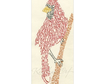 Cardinal Calligram