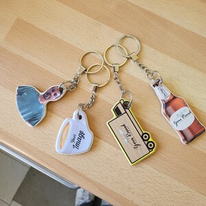 Portachiavi sagomati come vuoi a 2,50 euro! Set da 25 Portachiavi Personalizzabili, un regalo divertente e originale!