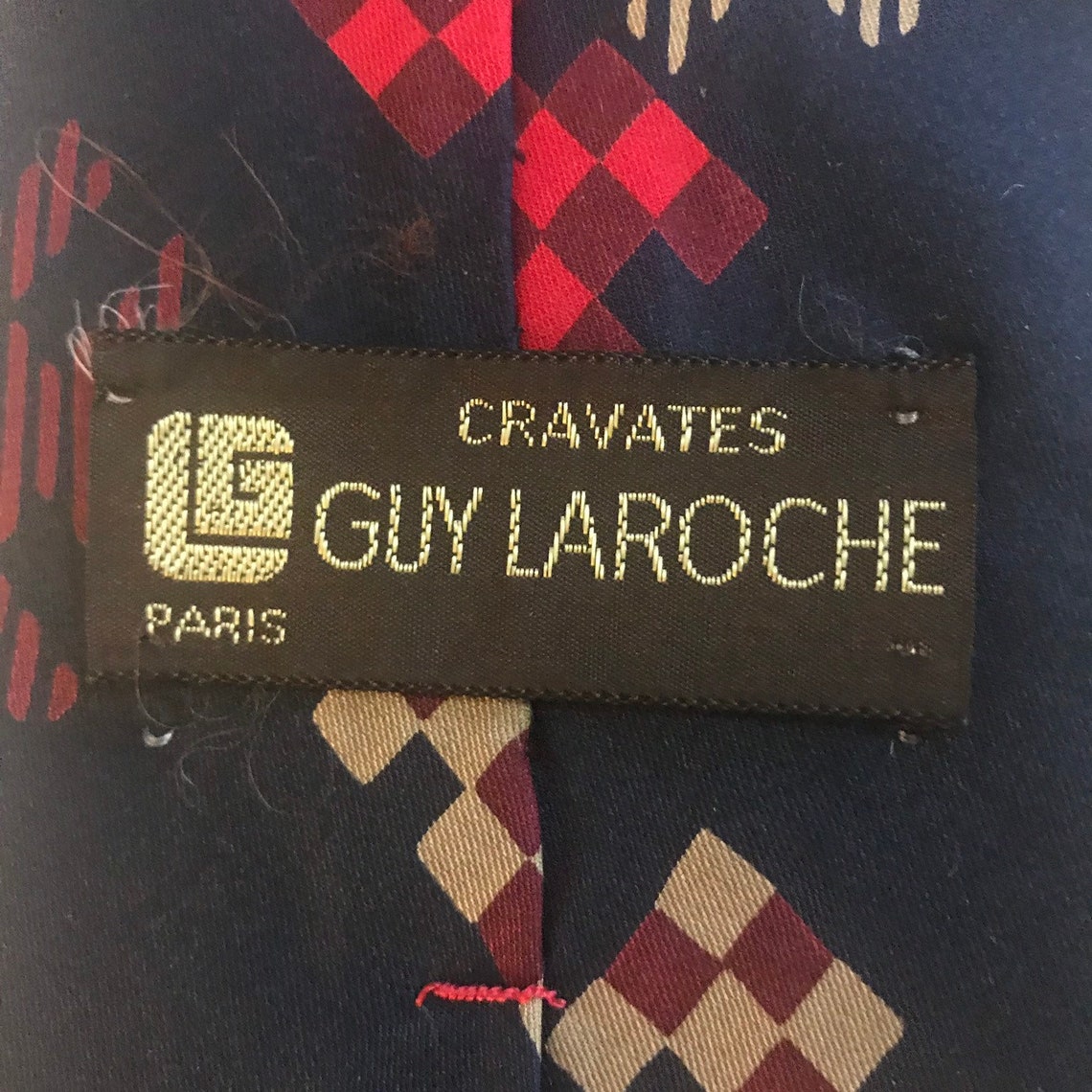 Vintage Guy Laroche Paris Silk Tie - Etsy New Zealand