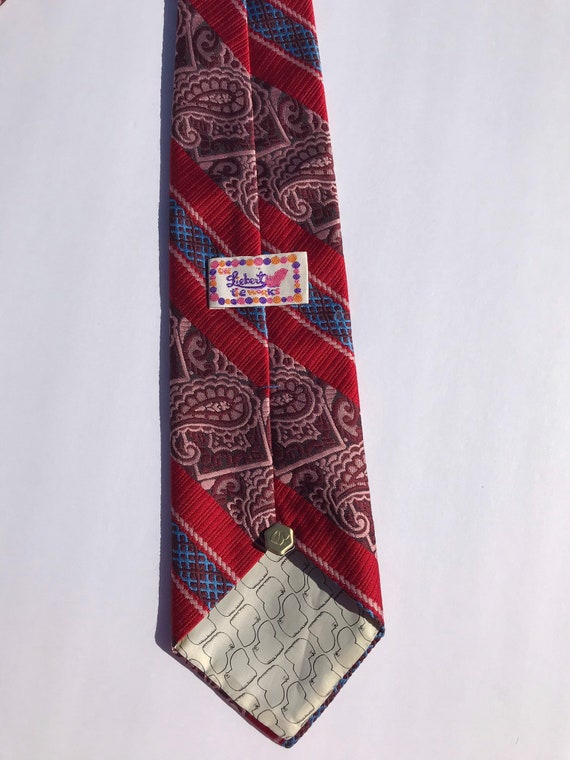 Vintage Liebert Tieworks Paisley Print Tie - image 3