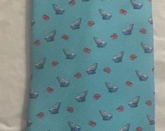 Vintage Brooks Brothers Light Blue With Whimsical Seashells Tie * NEW 60" x 3.5"